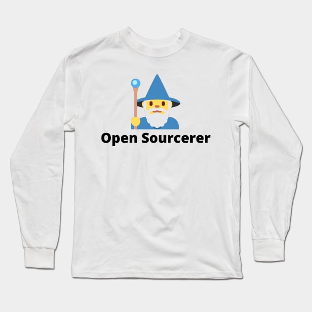 Open Sourcerer Long Sleeve T-Shirt by leo-jess